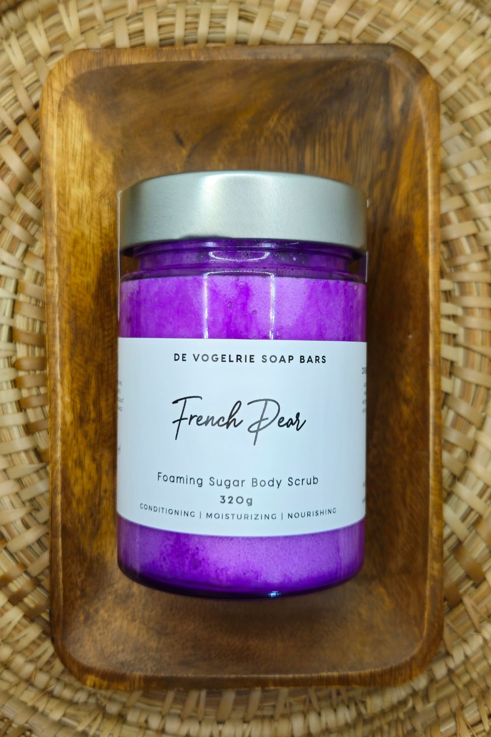 French Pear Foaming Sugar Body Scrub 320g