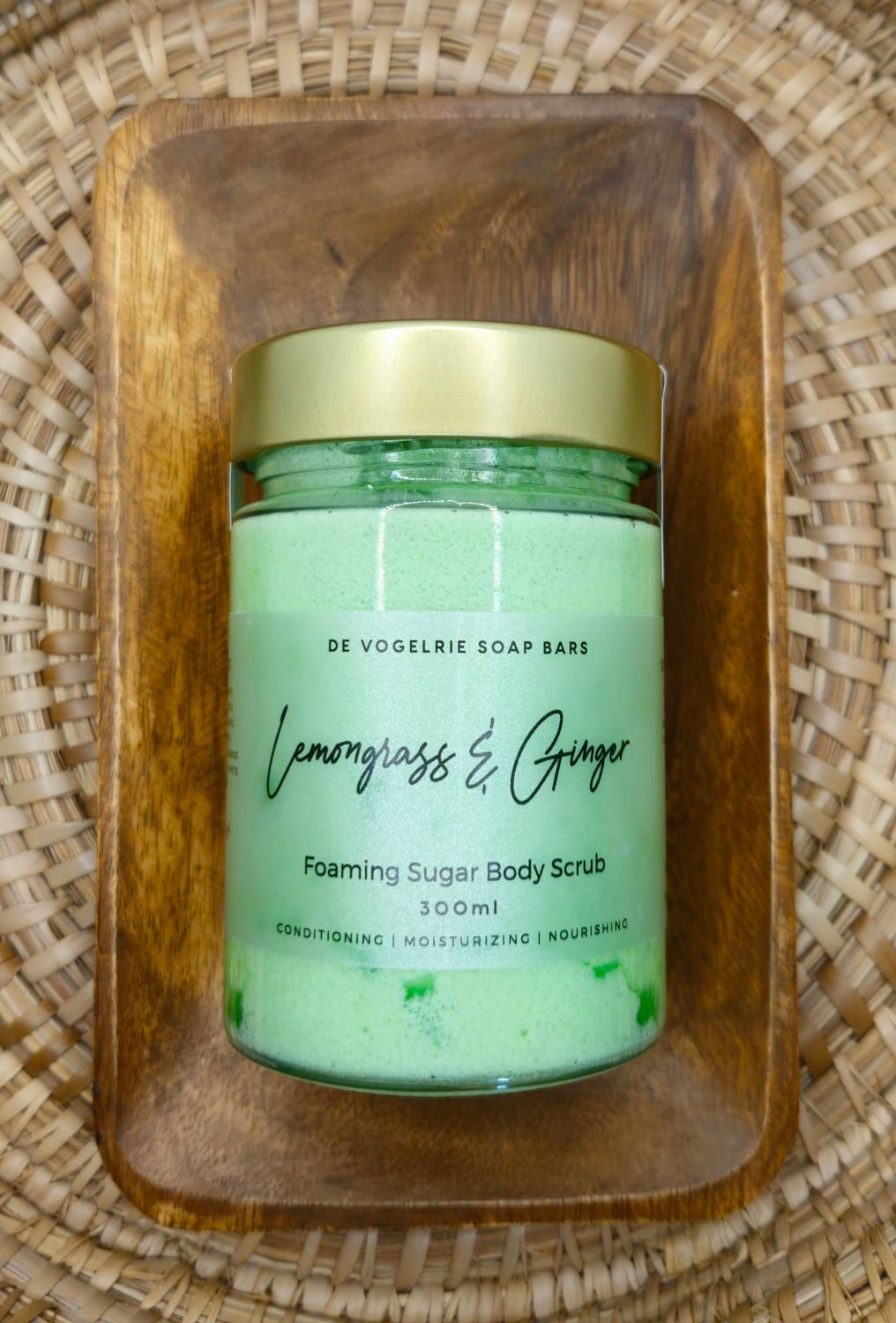Lemongrass Ginger Foaming Sugar Scrub