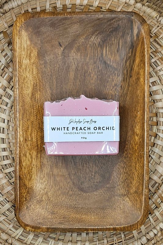 White Peach Orchid Soap Bar