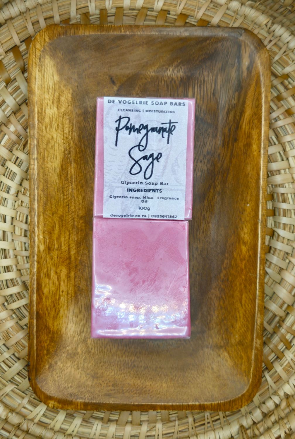 Pomegranate Sage Glycerine Soap Bar