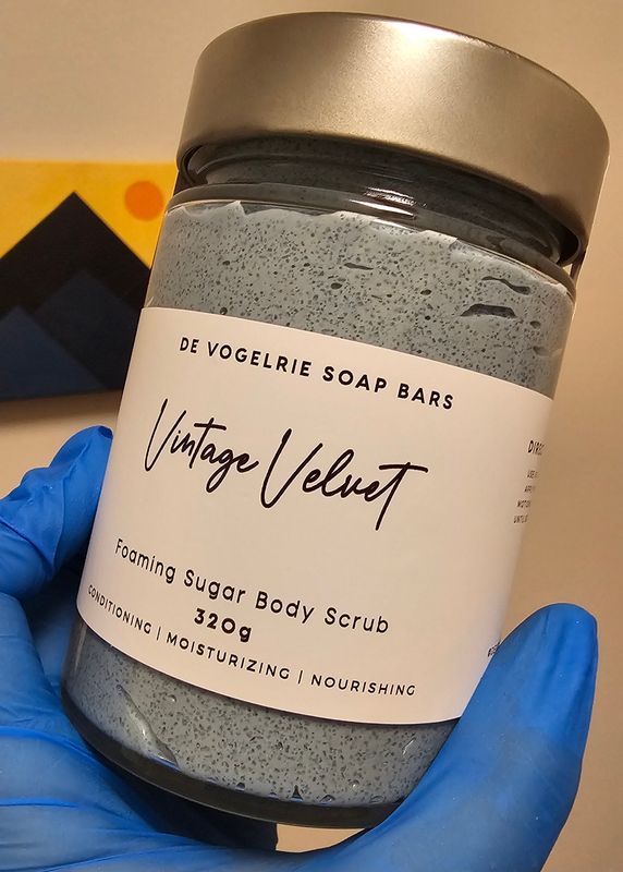 Vintage Velvet Foaming Sugar Body Scrub