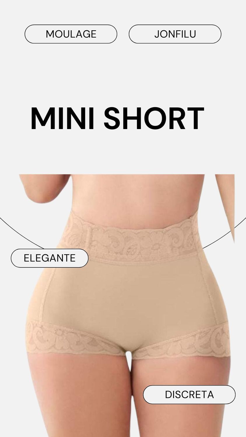 MINI SHORT LEVANTA GLUTEOS