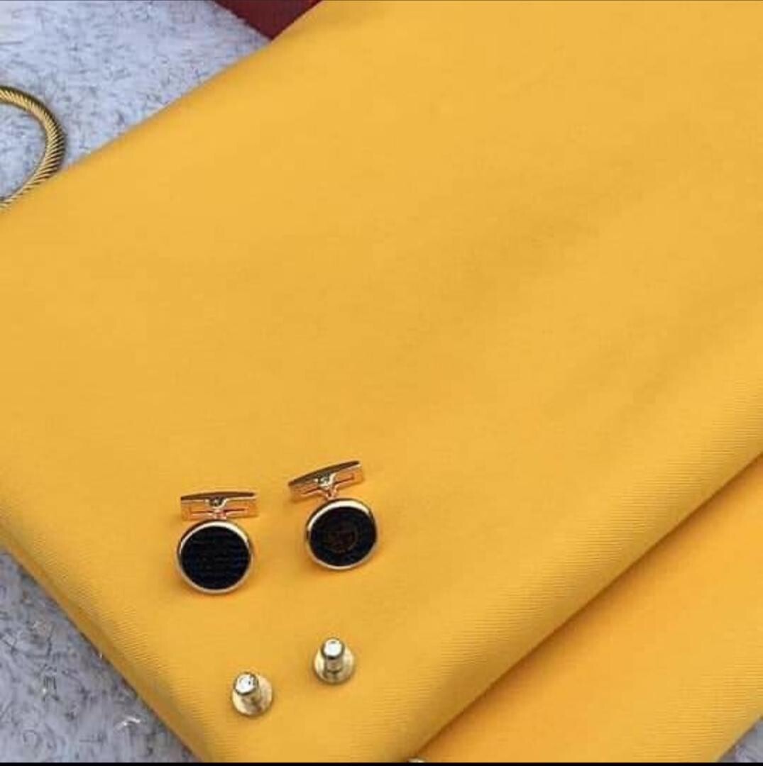 4 yards Yellow coloured Fabric