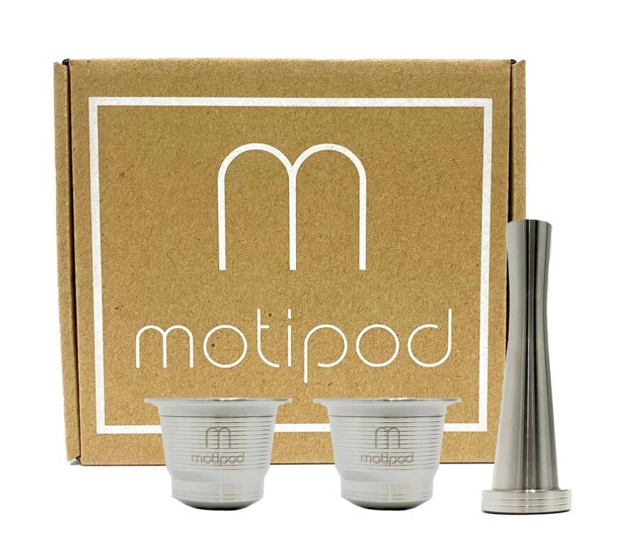 Motipod Double Reusable Pod Pack with Tamper