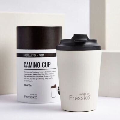 Fressko 12oz Reusable Cup, Colour: Frost