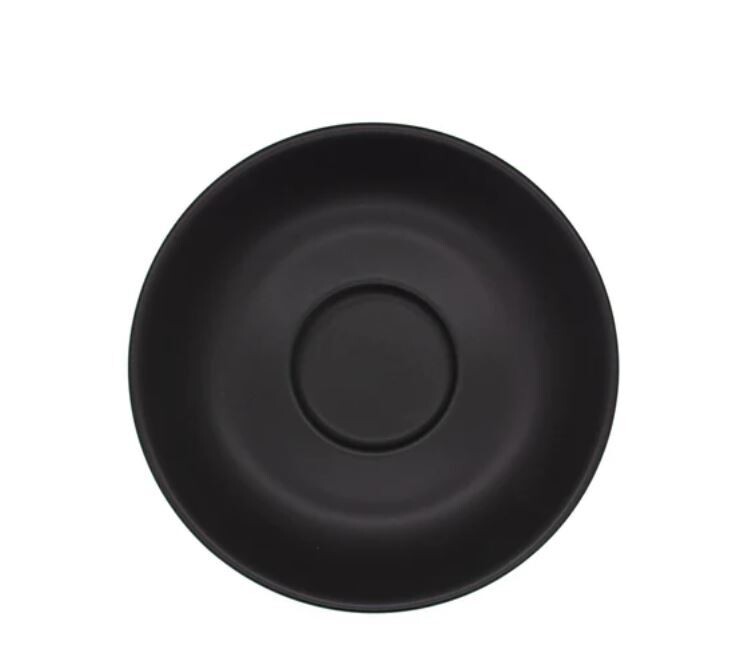 Incasa Cappuccino Saucers, Cappuccino Saucer Colour: Matt Black