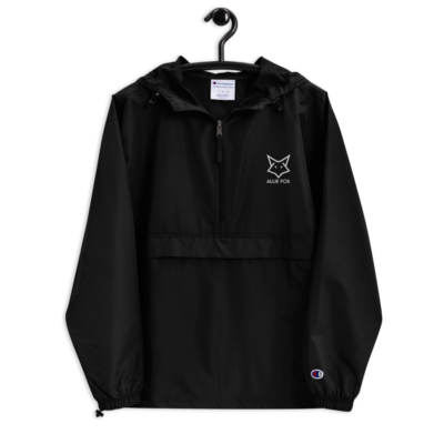 Allie Fox Embroidered Champion Packable Jacket