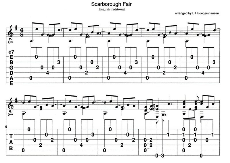 Scarborough Fair (solo version)