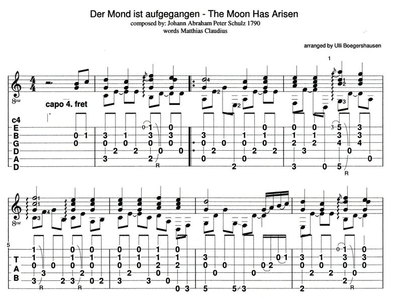 Der Mond ist aufgegangen
