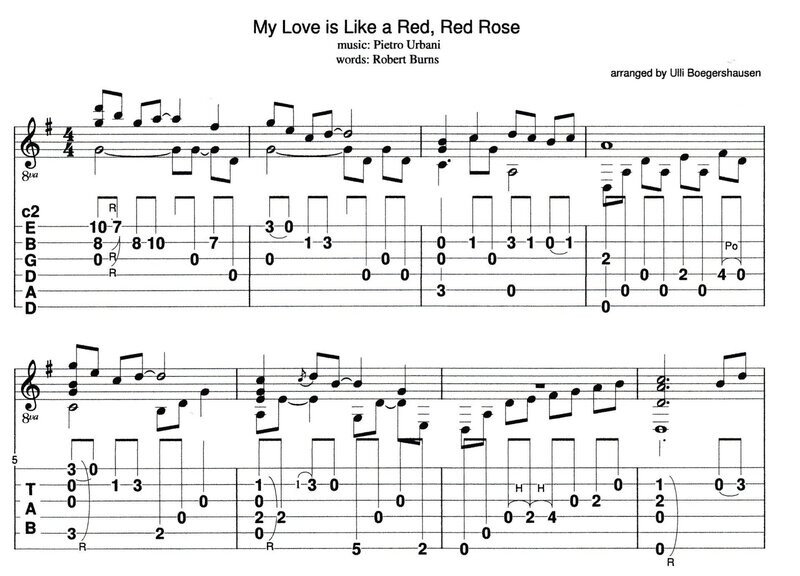 My Love is Like a Red, Red Rose
