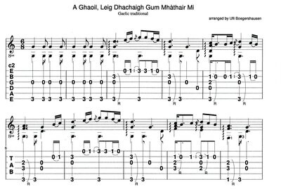A Ghaoil, Leig Dhachaigh Gum Mhàthair Mi