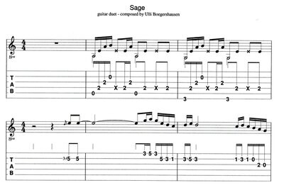 Sage (guitar duet)