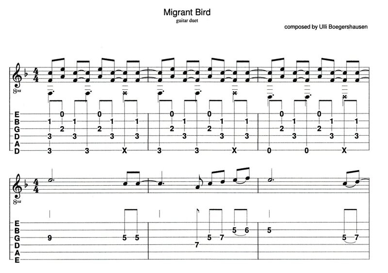 Migrant Bird (guitar duet)