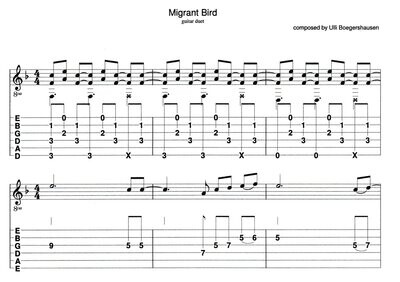Migrant Bird (guitar duet)