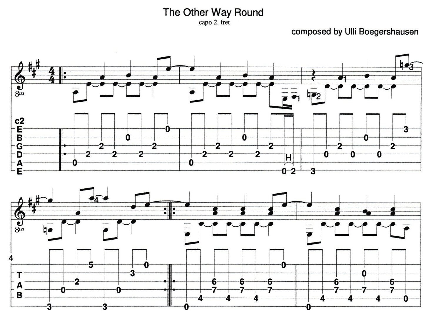 The Other Way Round