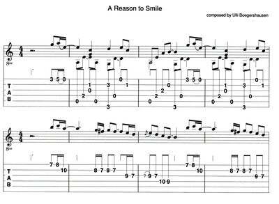 A Reason to Smile (guitar duet)