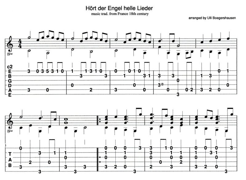 Hört der Engel helle Lieder