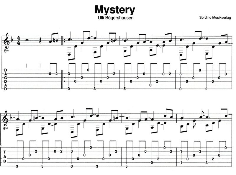 Mystery (DADGAD tuning)