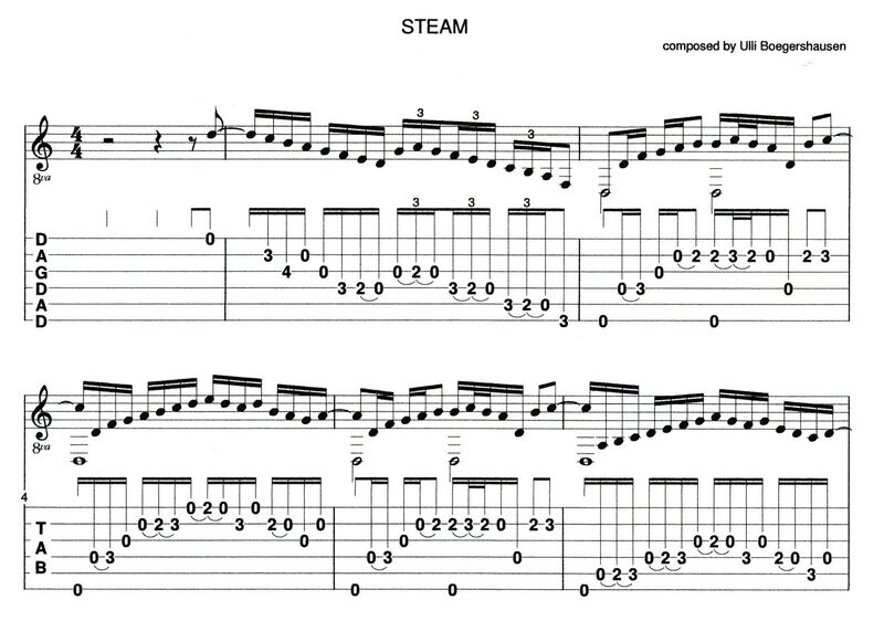 Steam (DADGAD Tuning)