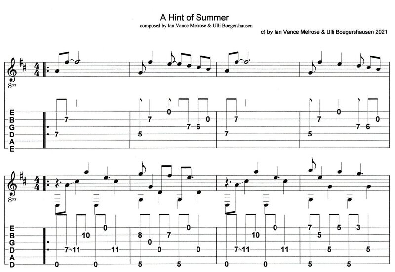 A Hint of Summer (guitar duet)