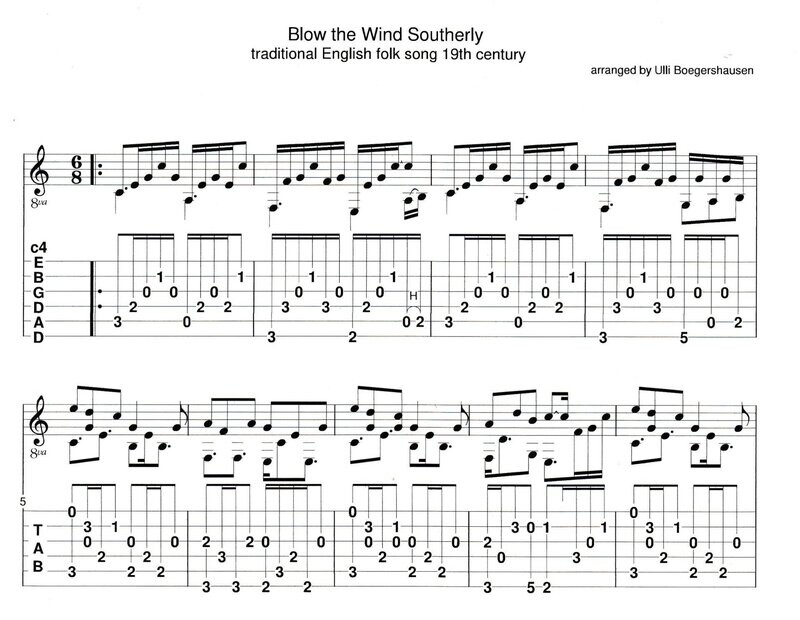 Blow the Wind Southerly