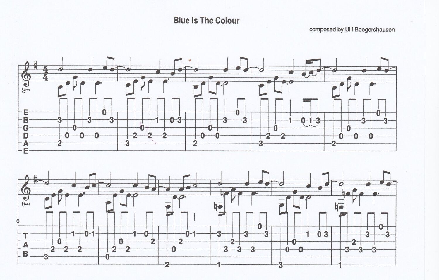 Blue Is The Colour