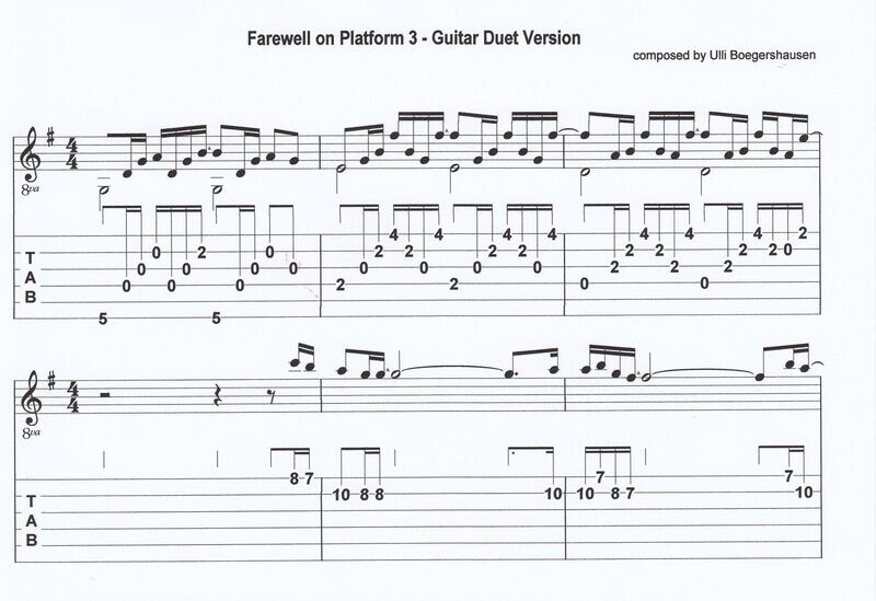Farewell on Platform 3 - guitar duet Farewell on Platform 3 - guitar duet