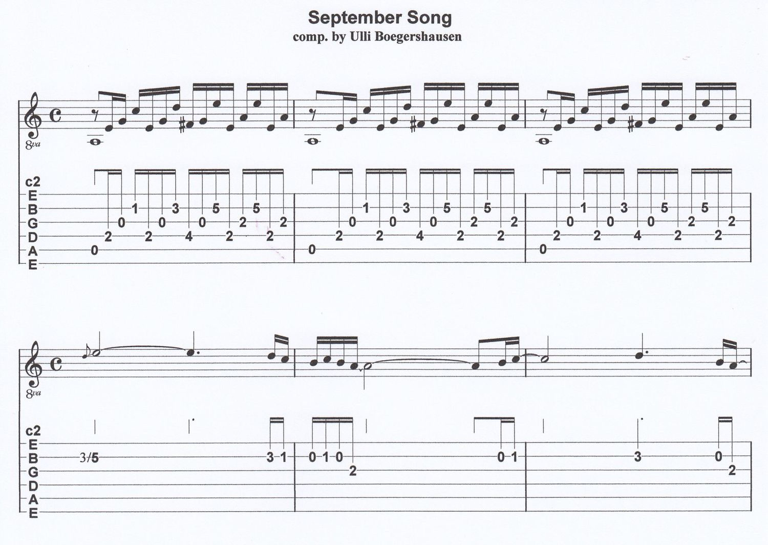 September Song