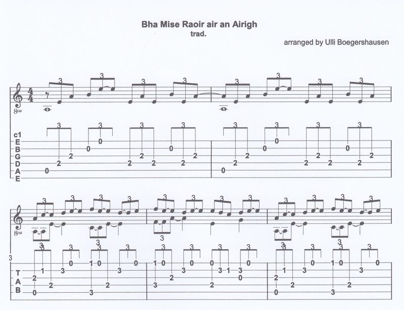 Bha Mise Raoir Air An Airigh