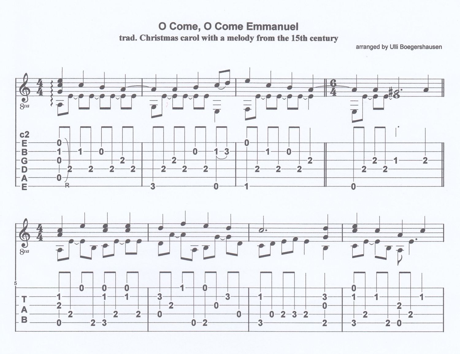 O Come, o come Emmanuel