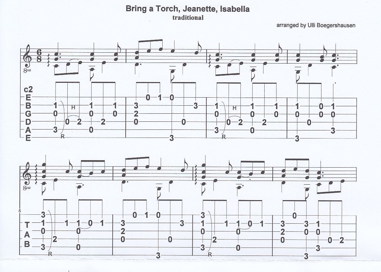 Bring a Torch, Jeannette, Isabella