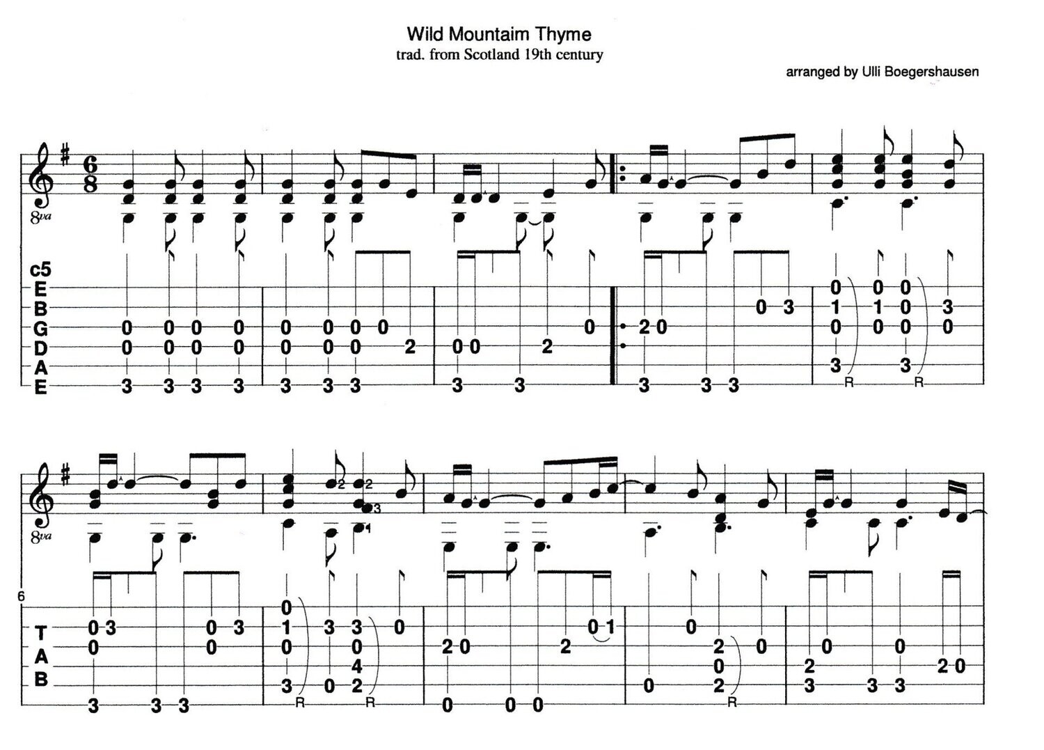 Wild Mountain Thyme Wild Mountain Thyme