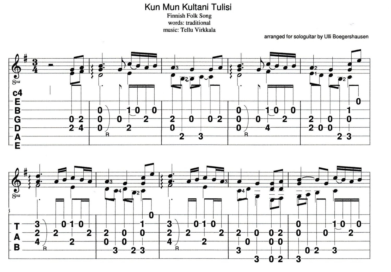 Kun Mun Kultani Tulisi