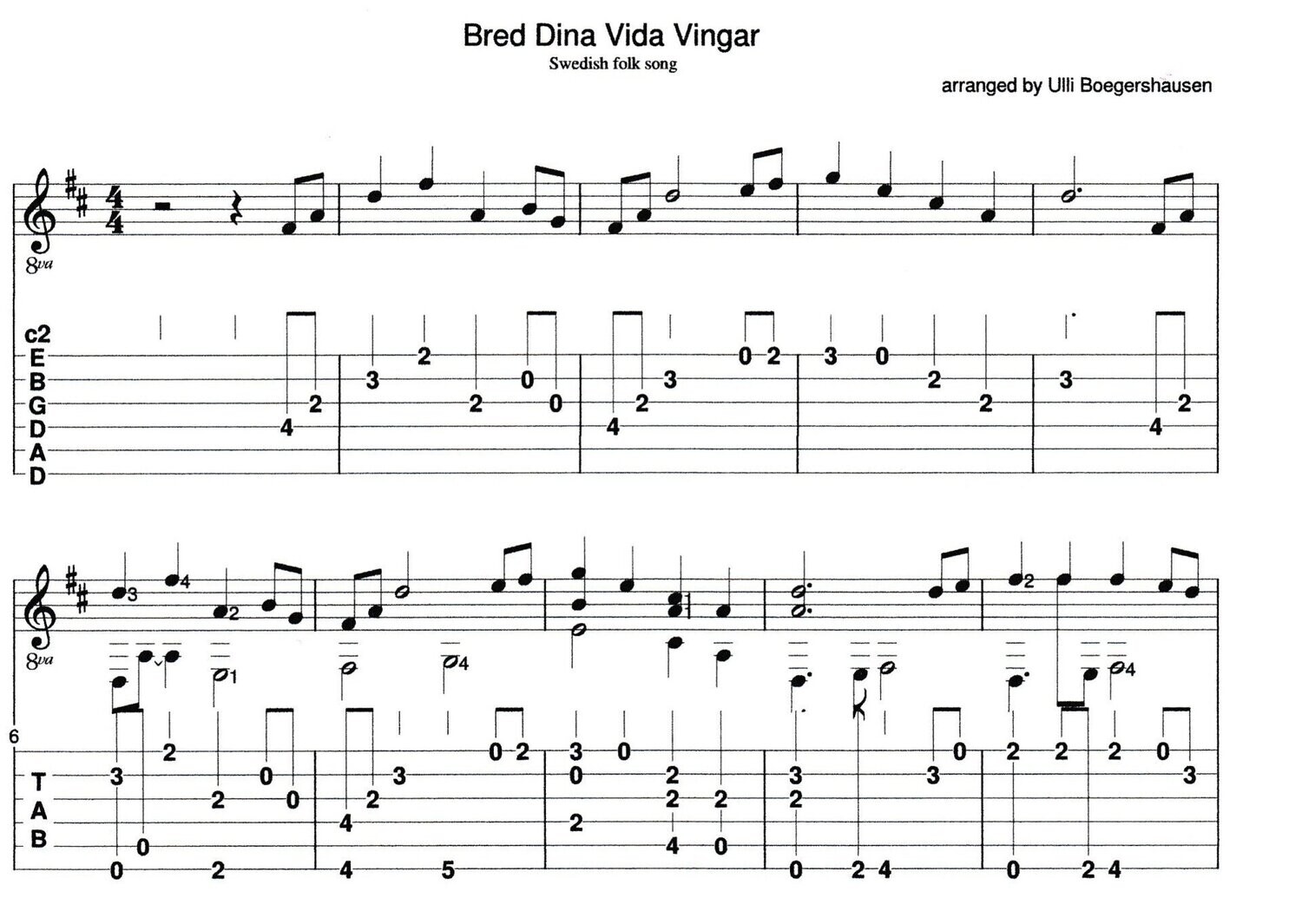 Bred Dina Vida Vingar (from Sweden) Bred Dina Vida Vingar (from Sweden)