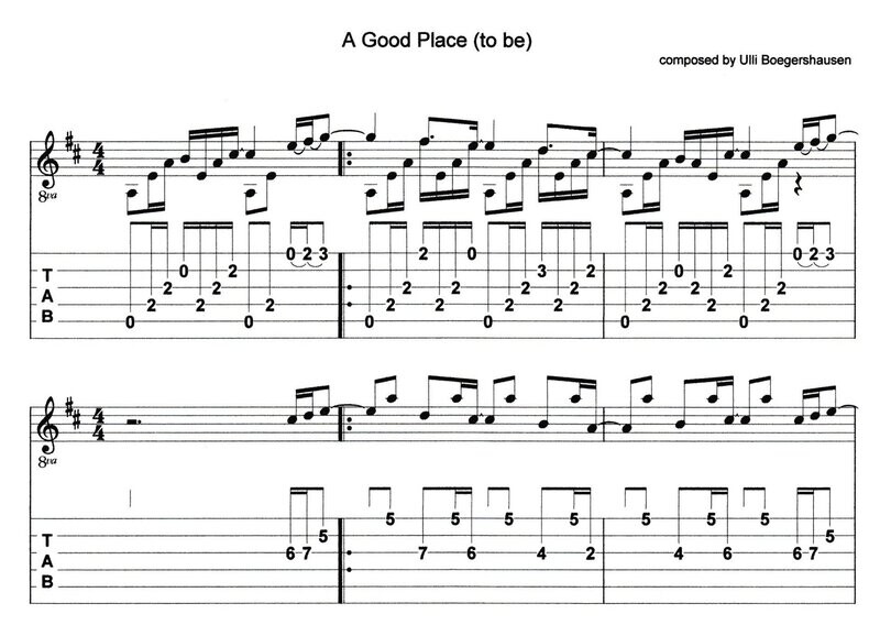A Good Place to Be (duet & solo version) A Good Place to Be (duet & solo version)
