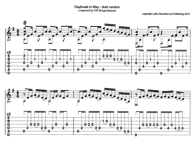 Daybreak in May (duet & solo version) Daybreak in May (duet & solo version)