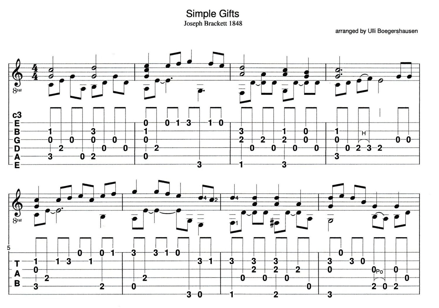 Simple Gifts Simple Gifts