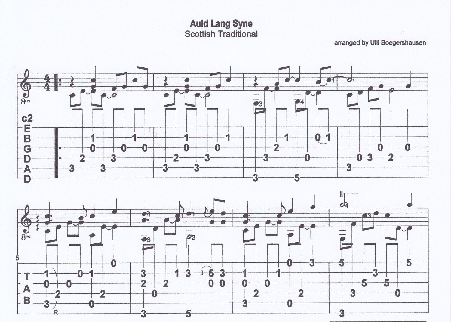 Auld Lang Syne