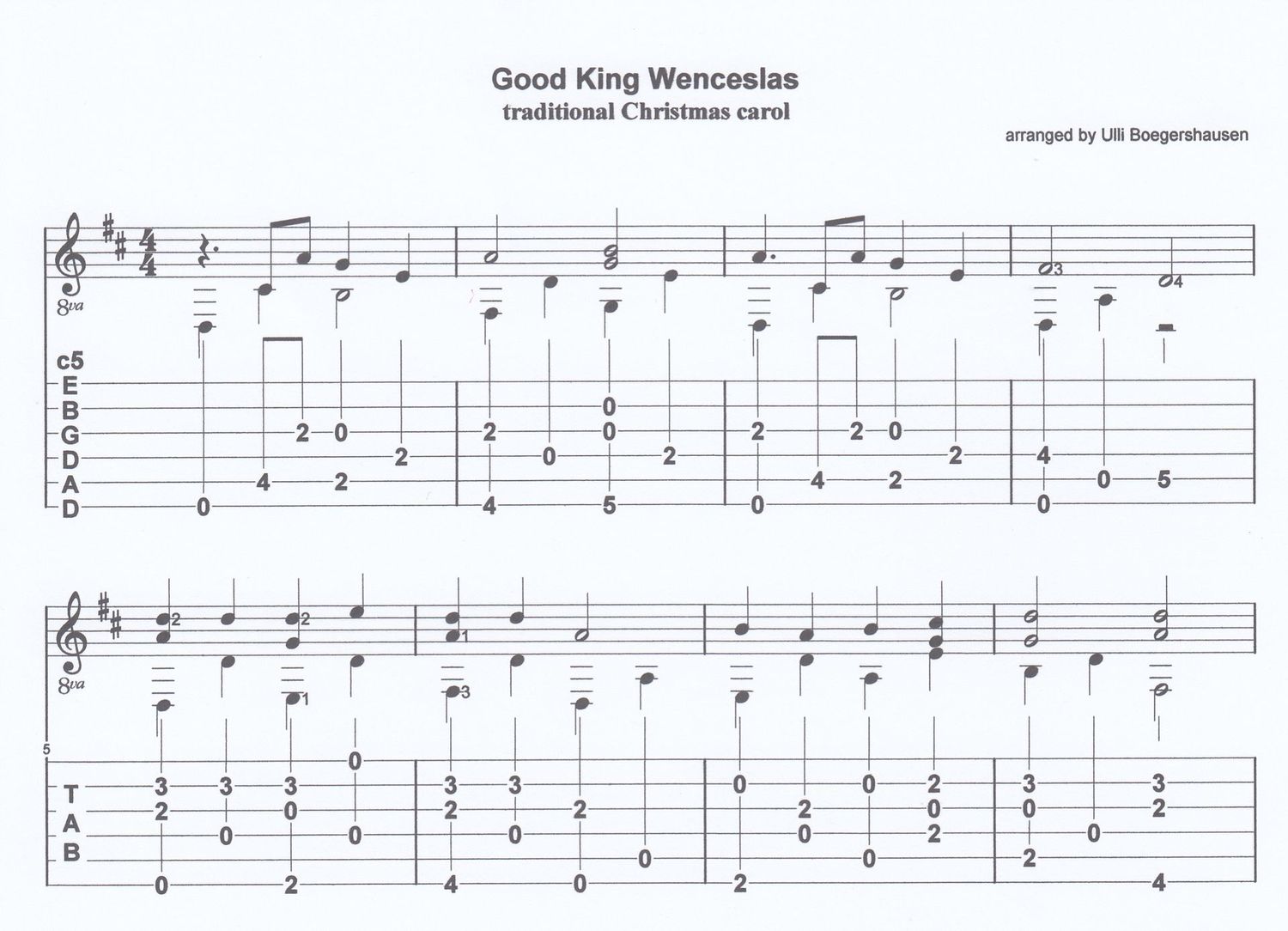 Good King Wenceslas Good King Wenceslas