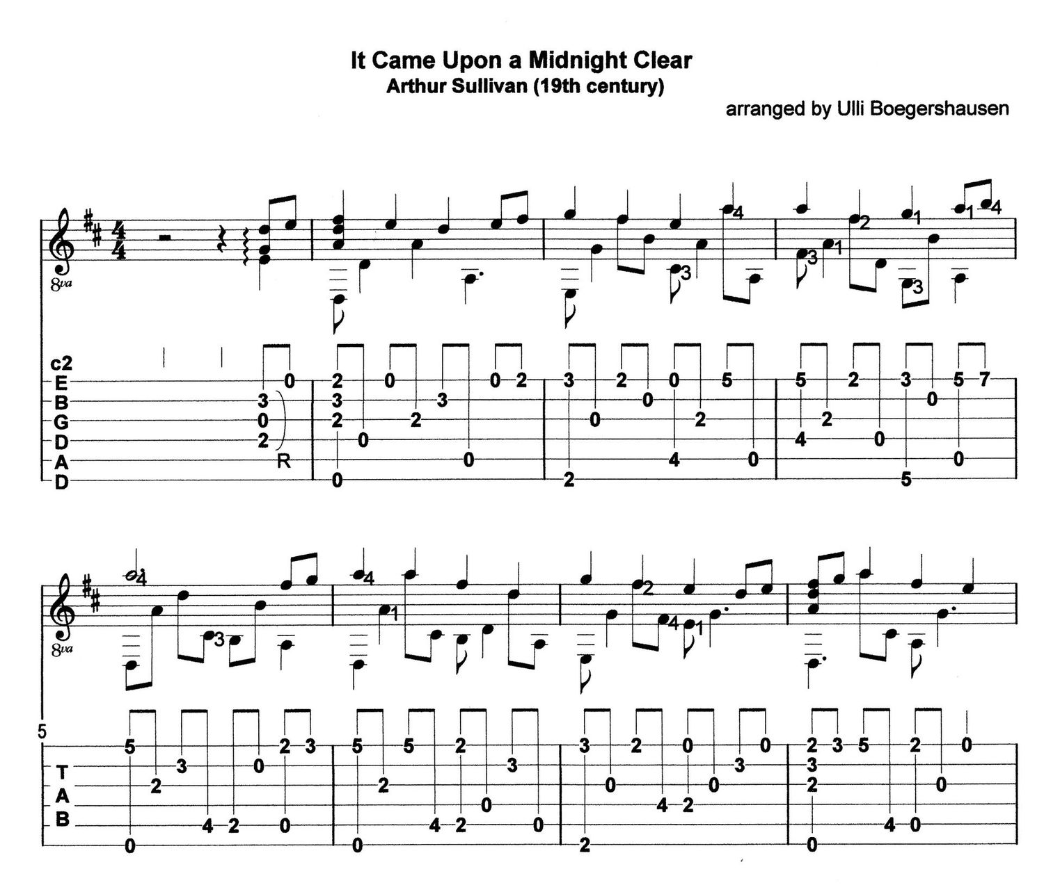 It Came Upoan a Midnight Clear