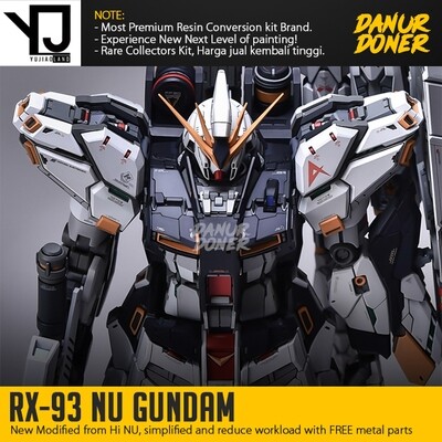 (PRE-ORDER) YJL 1/100 MG RX93 Nu Gundam ver.KA Resin Conversion Dress Kit Yujiao Land