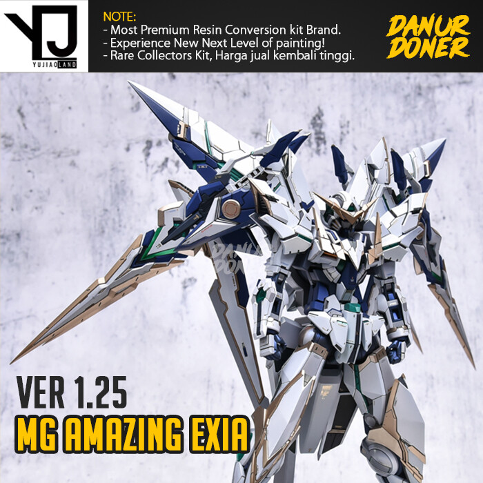 MG AMAZING EXIA 1.25 / Dark Matter GUNDAM RESIN CONVERSION DRESS KIT YJL (Yujiao Land)