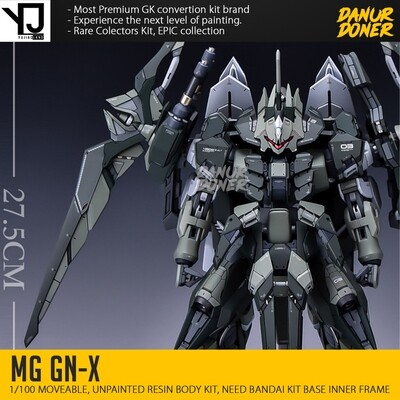 MG GNX GUNDAM RESIN CONVERSION DRESS GARAGE KIT by YJL (Yujiao Land) + TRIDENT WEAPON