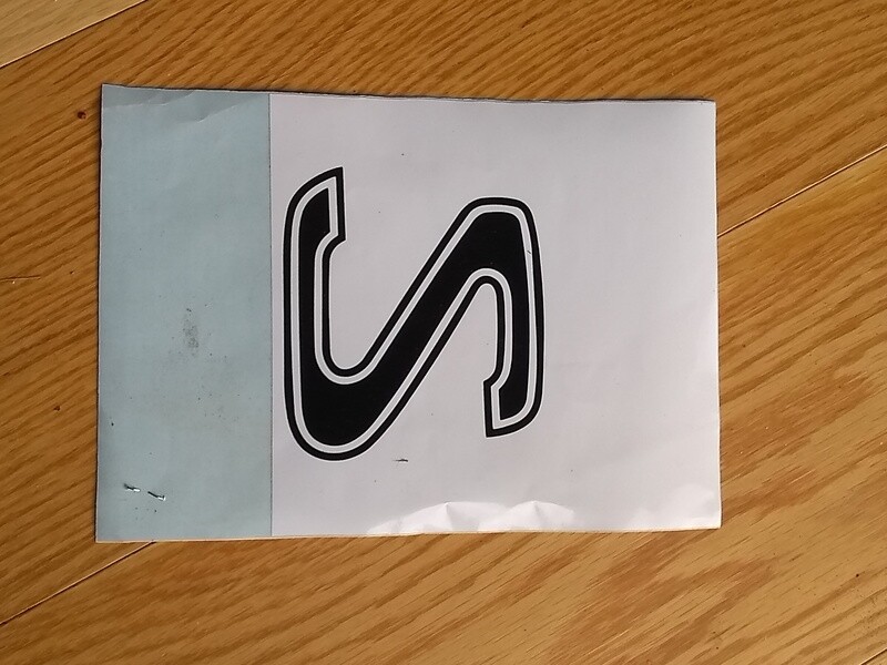 &#39;S&#39; Decal for Murena Bonnet