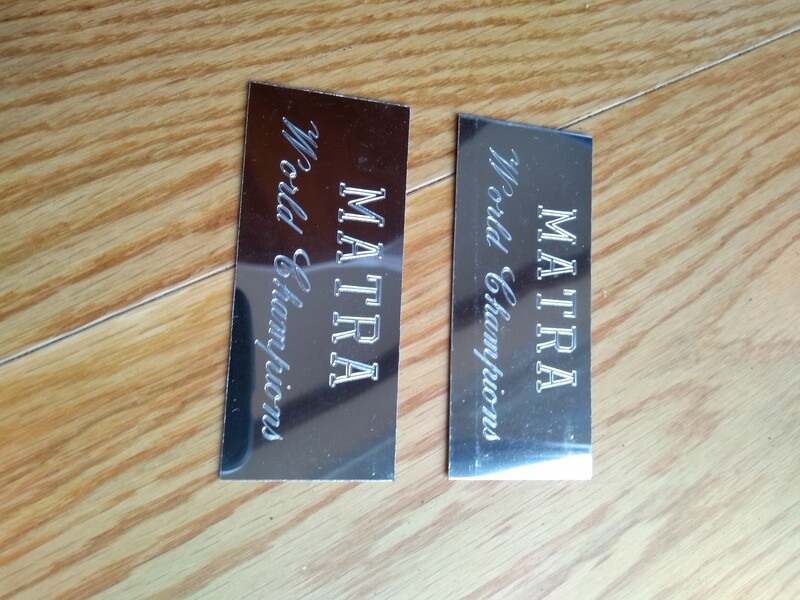 Matra World Champions Matra Silver (Pair) Matra World Champions Matra Silver (Pair)