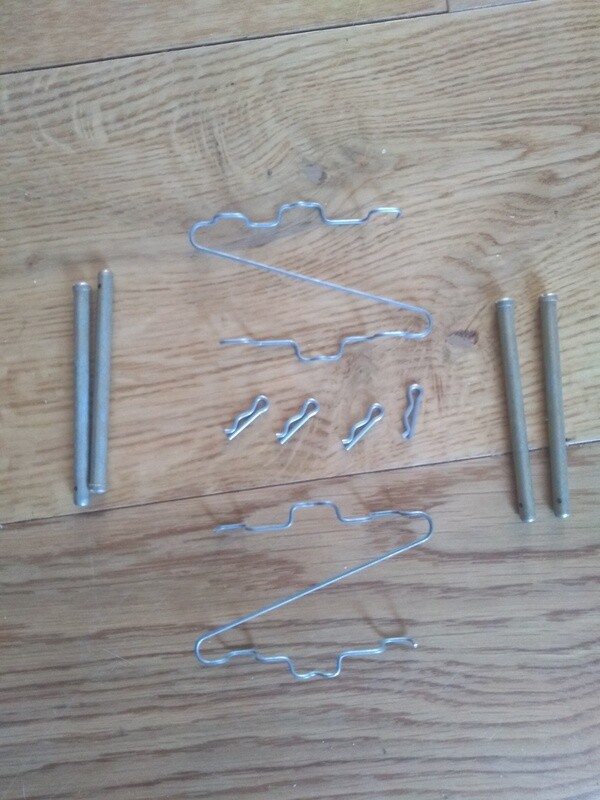 Brake Pins and Springs Late Rancho