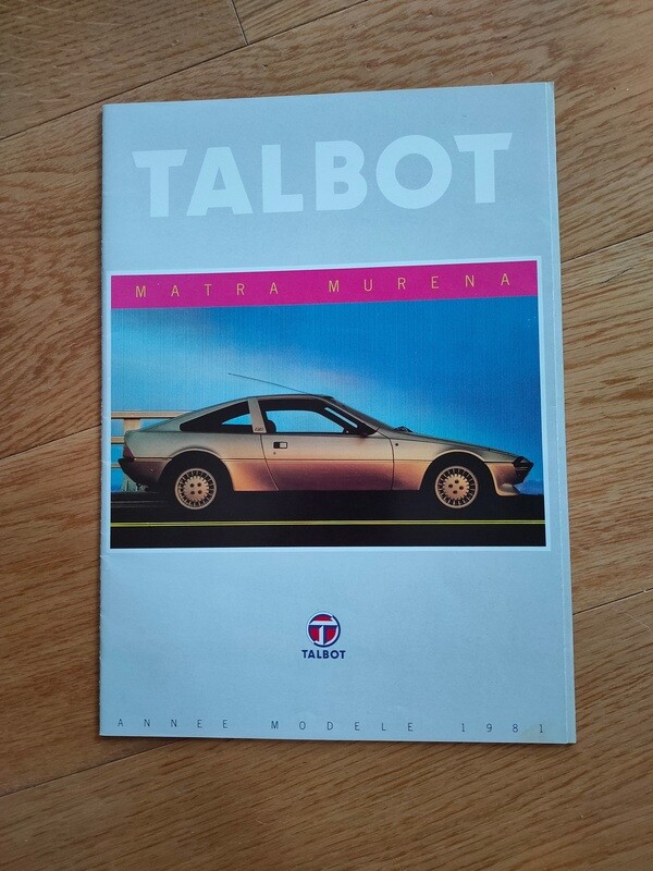 1981 French Murena Brochure