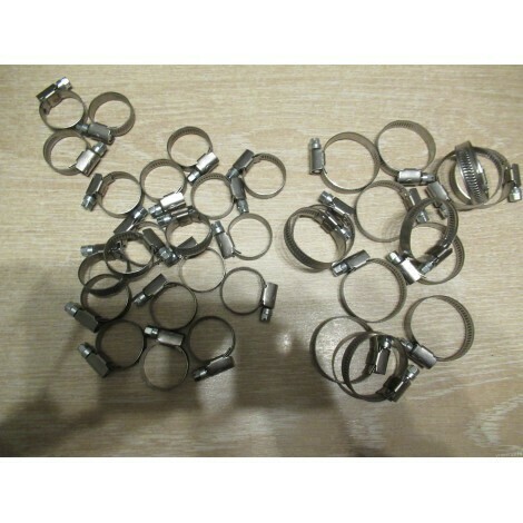 Set of 34 Stainless Steel Clips for Cooling System Hoses T-16