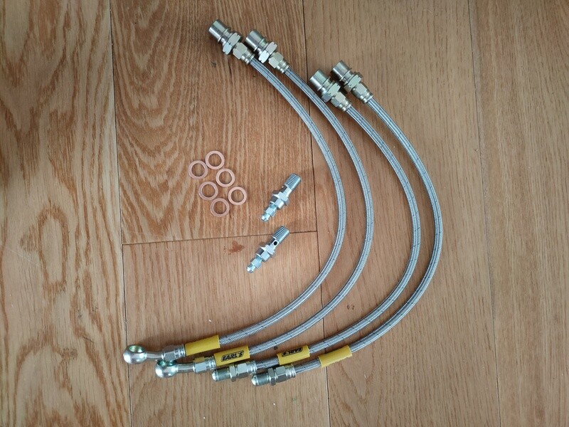 Braided Brake Hoses Bagheera Without Slots For Clips