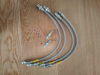 Braided Brake Hoses Bagheera Without Slots For Clips